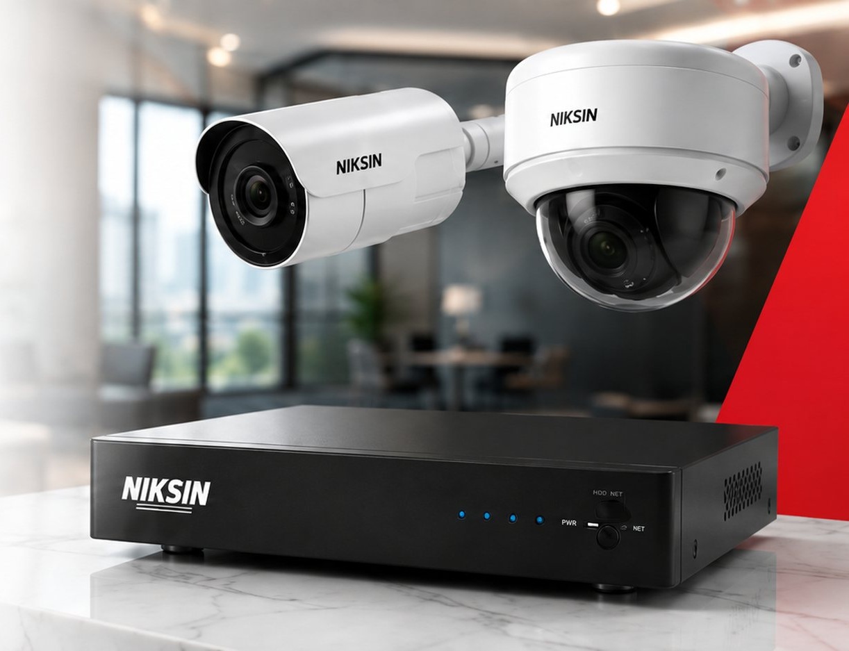 NIKSIN CCTV camera, dome camera and recorder equipment