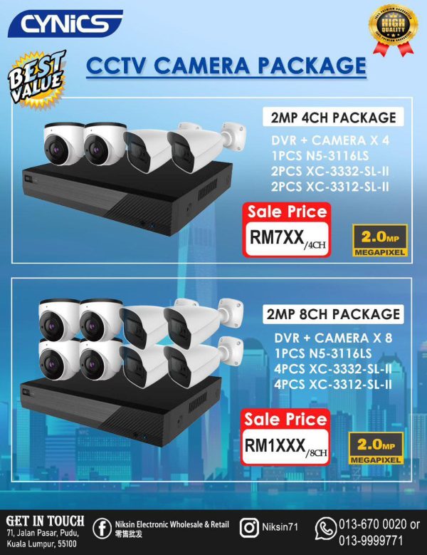 CCTV CAMERA PACKAGE 20231004