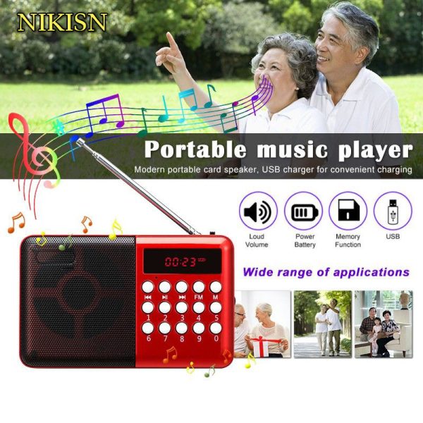 Portable Music Player FM Radio